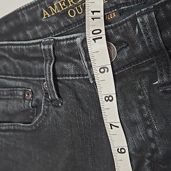 American Eagle Outfitters Men's Black Active Flex Skinny Jeans 29 x 32 #M-183 - Picture 8 of 14